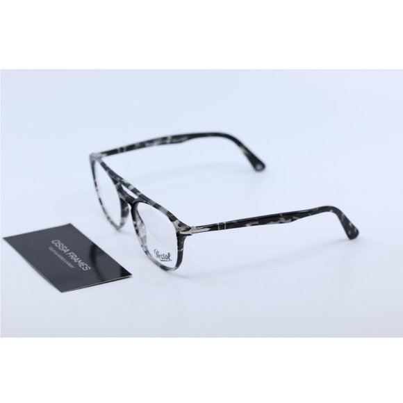 💯 NEW PERSOL PO3175V 9057 TORTOISE GREY EYEGLASSES - Picture 4 of 12